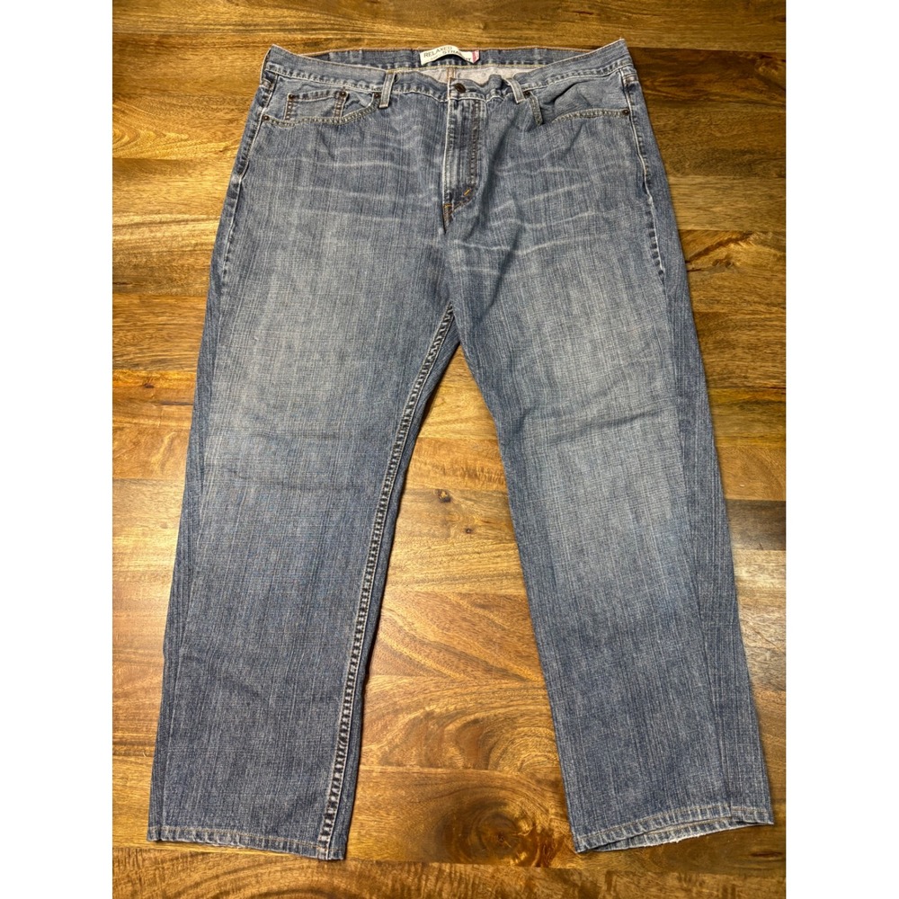 Levis 559 Relaxed Straight Jeans Mens 42x30 Blue Denim Medium Wash 100% Cotton